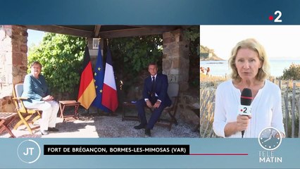 Jean Castex reçu par Emmanuel Macron au fort de Brégançon