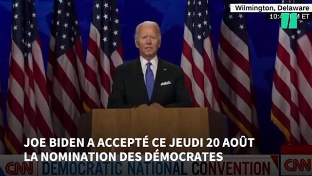 Joe Biden accepte la nomination démocrate et promet de sortir l'Amérique des ténèbres