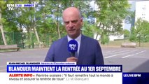 Jean-Michel Blanquer sur la rentrée: 