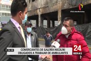 Comerciantes de Galería Nicolini obligados a trabajar de ambulantes