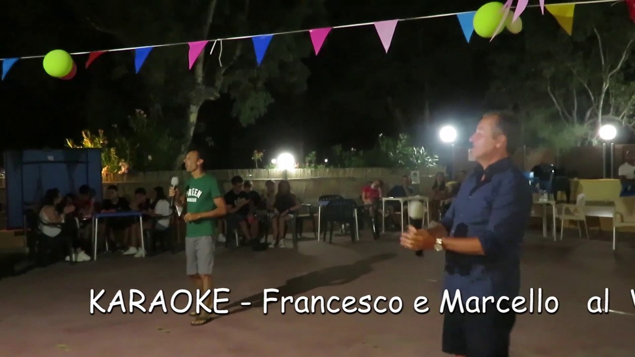 KARAOKE "Je so' pazzo" - Francesco Giordano, Marcello matrone -  Eurecastyle animazione - Villaggio camping Lungomare Cropani Marina   - ESTATE 2020