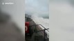 Huge waves from Storm Ellen batter Cornwall, UK