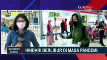 Ramai Pergi ke Luar Kota dari Stasiun Senen Saat Libur Cuti Bersama