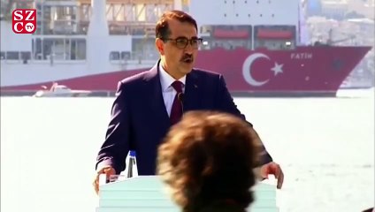 Fatih sondaj gemisi Karadeniz'e böyle uğurlandı