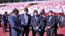 Vali Ayhan, milli maç öncesi Yeni 4 Eylül Stadı'nı inceledi - SİVAS