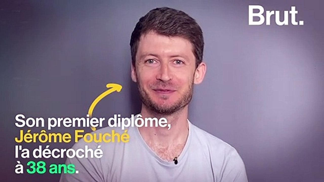 Formation professionnelle : Jérôme Fouché a décroché son premier diplôme à 38 ans