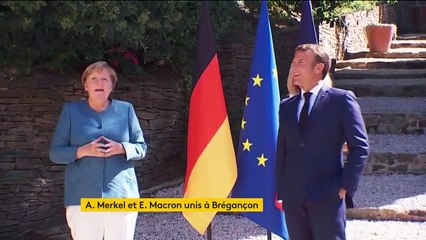 Angela Merkel reçue pour la première fois au fort de Brégançon