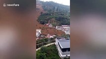 Massive landslide hits Chinese city, killing at least six