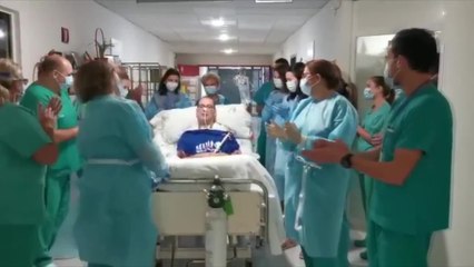 El Reina Sofía da de alta a paciente con más días en UCI por Covid-19