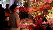 Karishma Tanna snapped at florist shop in Juhu