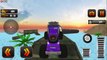 Monster Truck Water Surfing Truck Racing Games - 4x4 Impossible Car Stunt Race - Android GamePlay #2