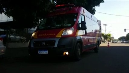Homem é socorrido após sofrer queda na Região do Bairro Neva