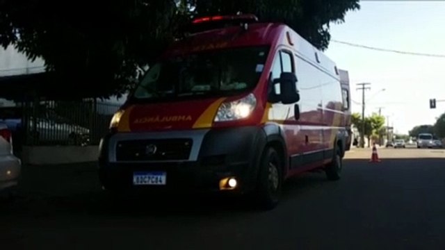 Homem é socorrido após sofrer queda na Região do Bairro Neva