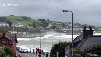Welsh coast slammed by Storm Ellen's high speed wins
