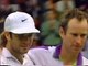 Andre Agassi vs John McEnroe 1992 Wimbledon SF Highlights