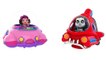 Pinky and Panda Fun play with Packman Cartoon and Vehicles toys