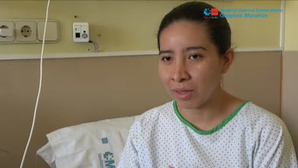 Cinthya, de 27 años, ha recibido el alta tras 20 días ingresada