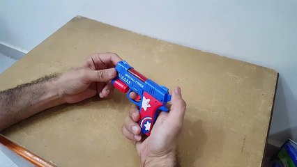Unboxing and review of musical toy gun for kids gift