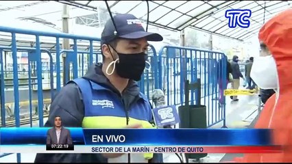 INFORME EN VIVO | Desde el centro de Quito se revisa el aforo en el transporte público