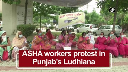 ASHA workers protest in Punjab’s Ludhiana