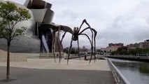 Los alrededores del Guggenheim, sin apenas turistas