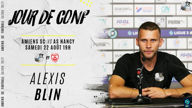 Amiens SC - AS Nancy / Conférence de presse Alexis Blin
