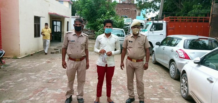 कांधला पुलिस ने शराब तस्करी करते युवक को किया गिरफ्तार कर भेजा जेल