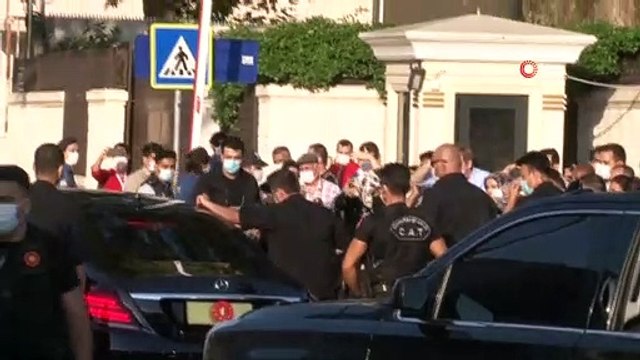 Cumhurbaşkanı Erdoğan, Dolmabahçe Çalışma Ofisi’nden ayrıldı