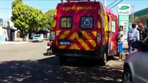 Motociclista fica ferido em acidente de trânsito no Bairro São Cristóvão