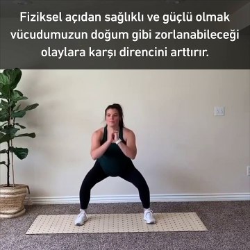 Hamilelikte yapılması gereken egzersiz hareketler