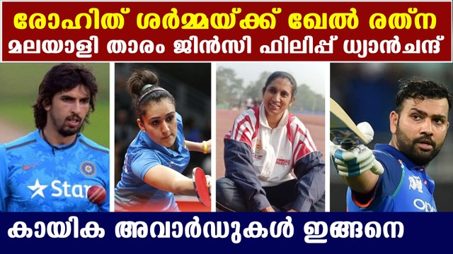 Rohit Sharma Won khel Ratna Award