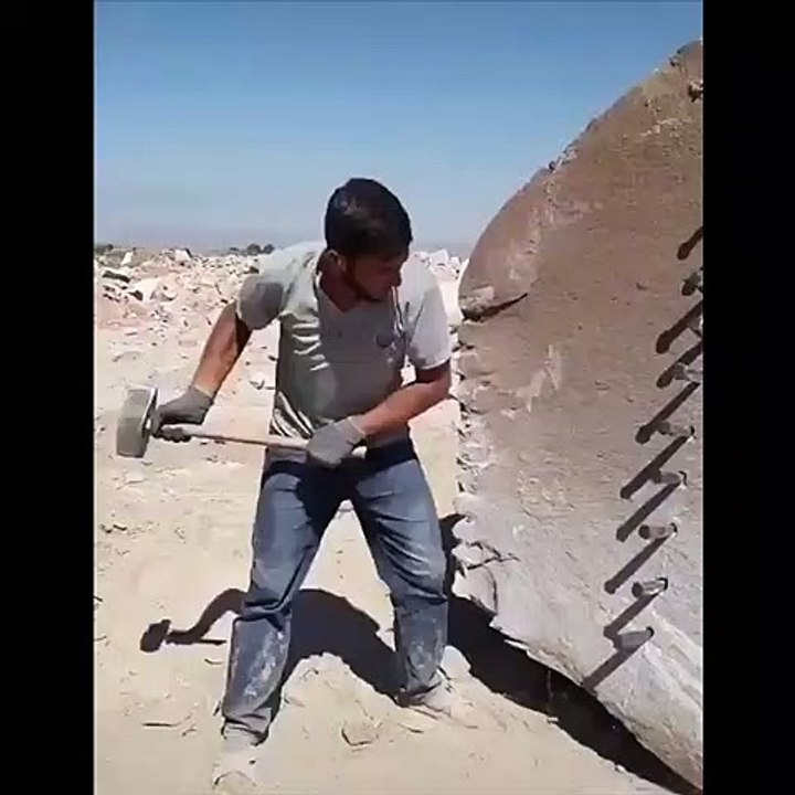 Kaya nasıl kırılır?