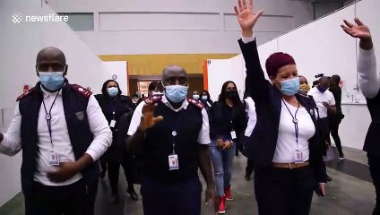 Cape Town field hospital decommissioned as infection numbers drop in South Africa