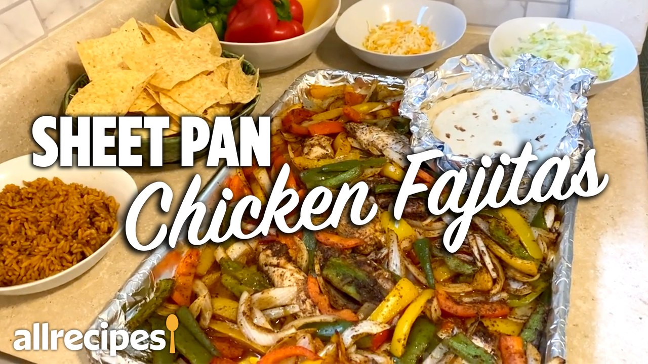 Sheet Pan Chicken Fajitas
