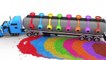 Colors for Children to Learn with Car Transporter Toy Street Vehicles - Educational Videos