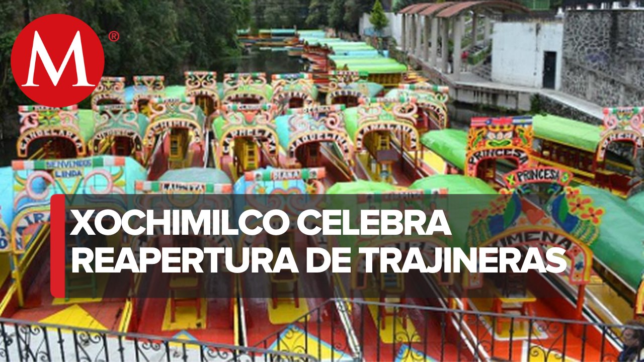 ¡Acabó la espera! Trajineras de Xochimilco reanudan paseos tras cierre por covid