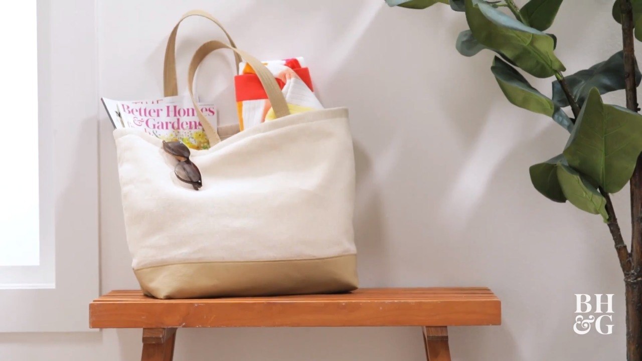 Make a DIY Canvas Tote Bag