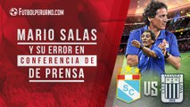 Mario Salas y el error al confundir Alianza Lima con Sporting Cristal