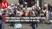 Piden reapertura de salones de fiesta en Nuevo León