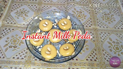 Download Video: Instant milk powder Peda/ milk powder Peda recipe, how to make milk peda, milk peda recipe