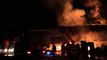 Adana'da geri dönüşüm fabrikasında çıkan yangına müdahale ediliyor (2)