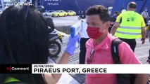 Coronavirus-Tests bei Rückkehr von Inseln in Griechenland