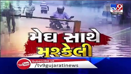 Botad- Gadhada lashed by 4 inches rainfall in 1.5 hours - TV9News