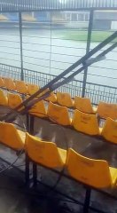 इंदौर: भारी बारिश से होलकर स्टेडियम बना तालाब