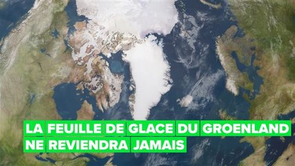 La fonte de la calotte glaciaire atteint le point de non-retour
