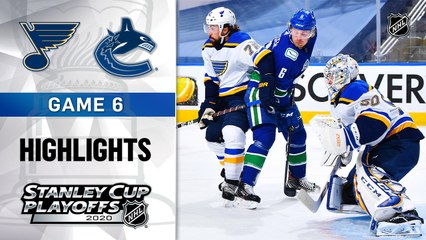 NHL Highlights | Blues @ Canucks 8/21/2020