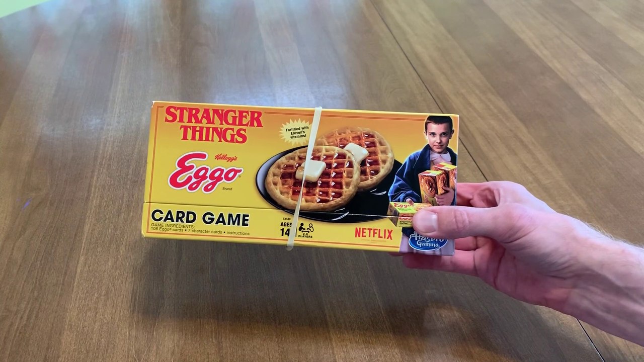 Stranger Things Eggo Card Game Playthrough - video Dailymotion