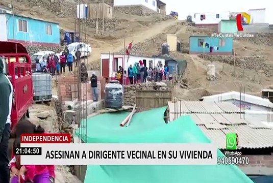 Independencia: matan de varios disparos a dirigente vecinal