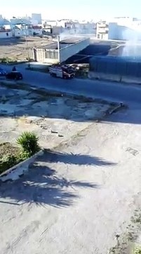 Andria: incendio via Spallanzani angolo Noccolò Tartaglia