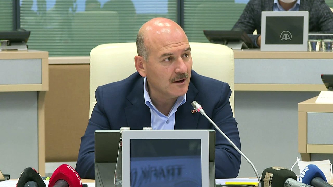 İçişleri Bakanı Soylu, İstanbul Afet Koordinasyon ve Değerlendirme Toplantısı'na katıldı (1) - İSTANBUL